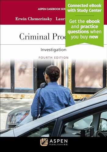 Criminal Procedure: – Paperback, by Erwin Chemerinsky; Laurie – Acceptable n
