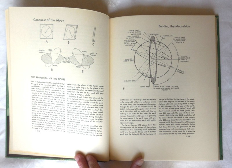 Vtg 1953 Conquest of the Moon Wernher Von Braun Space Travel 1st Ed HC/DJ Viking gallery
