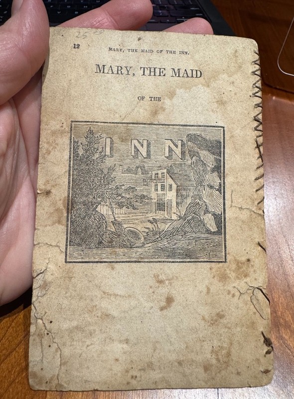 FREE SHIP! 1850's Mary the Maid of the Inn Miniature Chapbook gallery