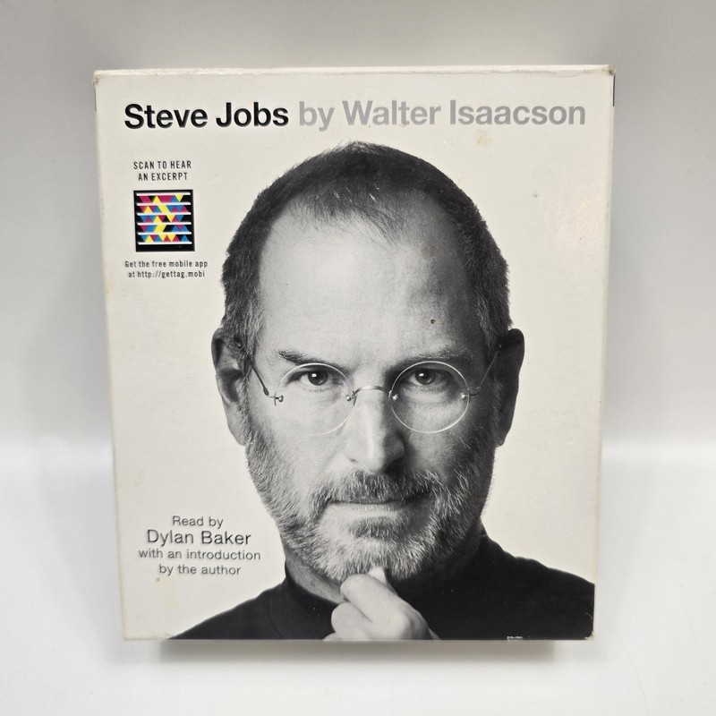Steve Jobs by Walter Isaacson Audio Book 20 CDs Unabridged Biography Dylan Baker