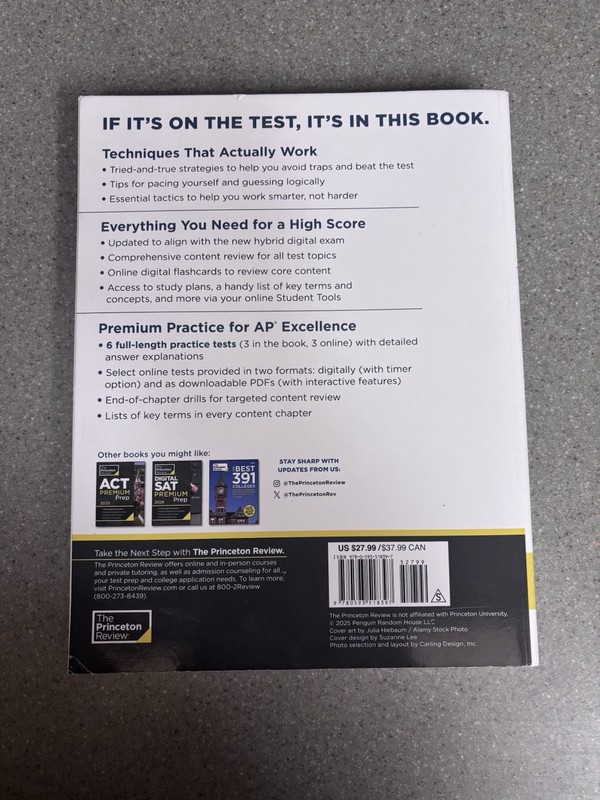 Princeton Review AP Biology Premium Study Guide Prep 28th Edition gallery