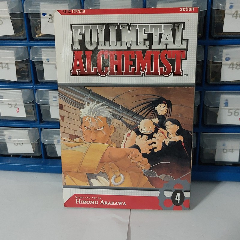 Fullmetal Alchemist Vol 4 Manga by Hiromu Arakawa Viz Media Action Fantasy