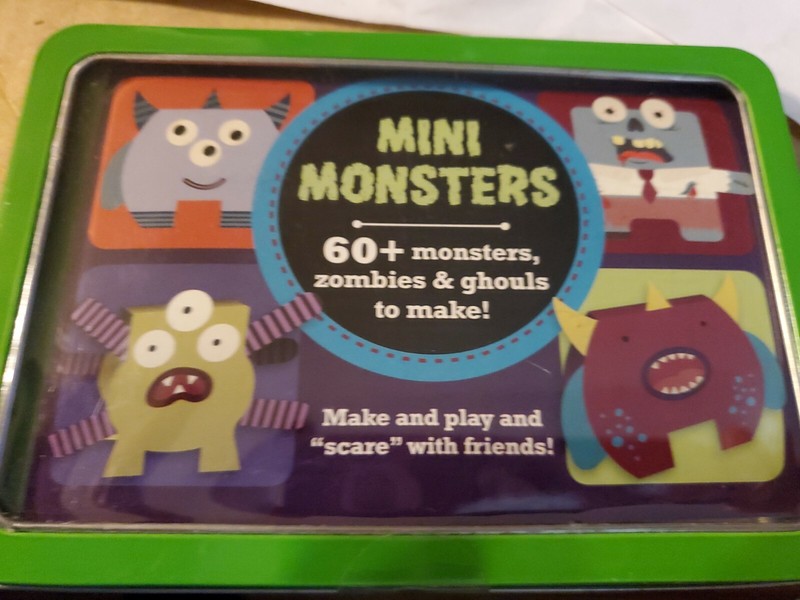 Mini Tin Ser.: Mini Monsters by Parragon (2012, Hardcover)