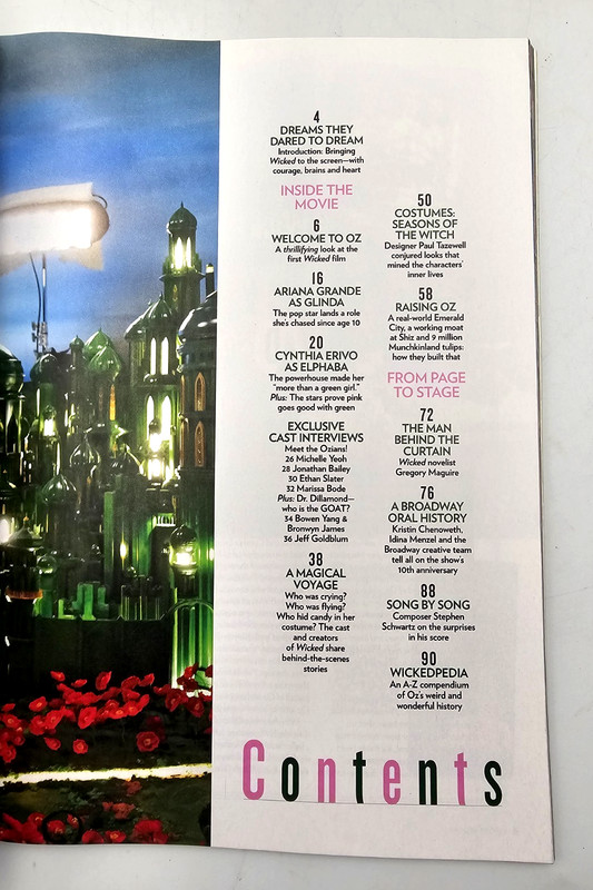 2025 WICKED The MOVIE The MUSICAL People Magazine SPECIAL EDITION gallery
