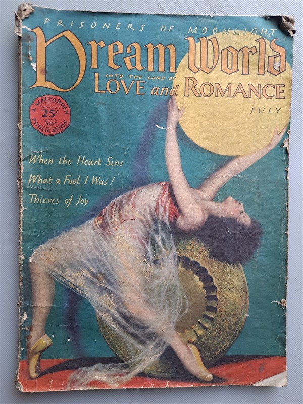 Dream World in the Land of Love and Romance Magazine July 1928 Issue