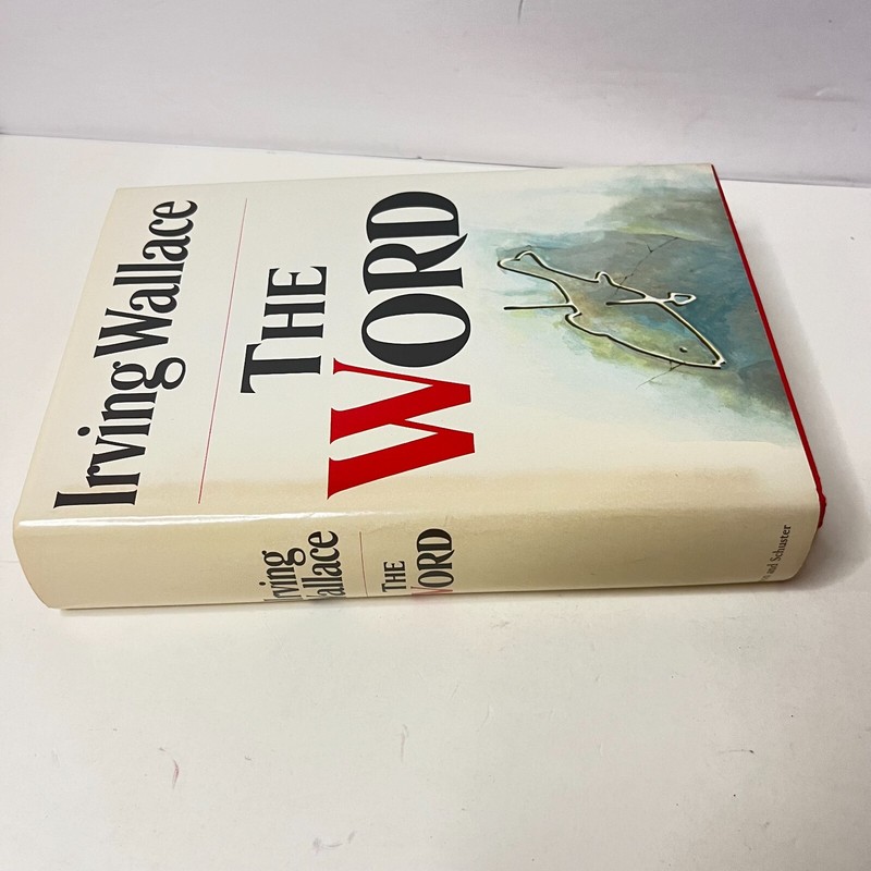 The Word By Irving Wallace Hardcover HCDJ BCE 1972 Vintage gallery