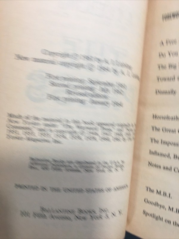 The Press by A.J. Liebling Vintage Paperback 1964 gallery