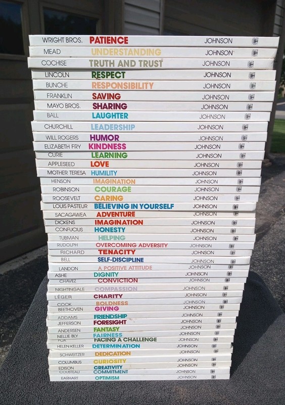 Complete Set All 43 Vintage ValueTales Value Tales Books Johnson VG Cnd VHTF
