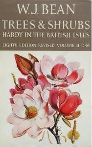 002: TREES AND SHRUBS: HARDY IN THE BRITISH ISLES (VOLUME By W. J. Bean *VG+*