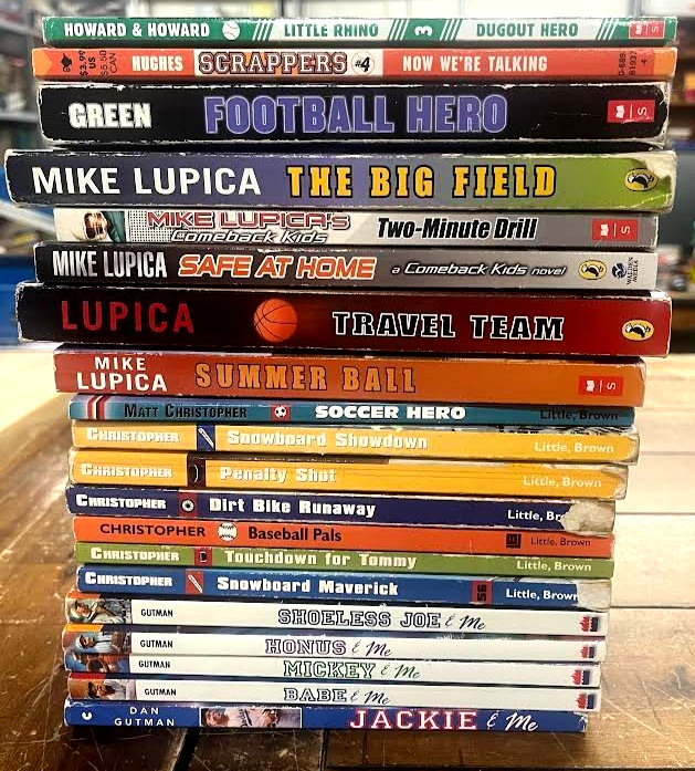Sports Book Lot of 22 – For Young Readers (by Matt Christopher, Mike Lupica +)