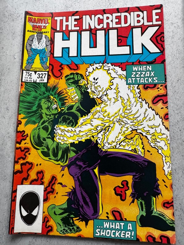 2 x Incredible Hulk Comics #327 #328 Marvel 1987 Al Milgrom Peter David gallery