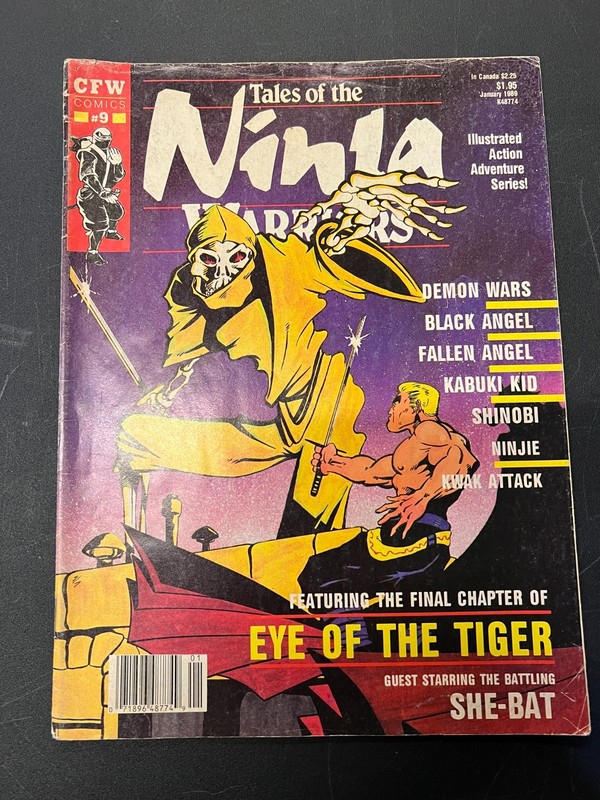 Tales of the Ninja Warriors Magazine #9 1988 CFW Enterprises EB265