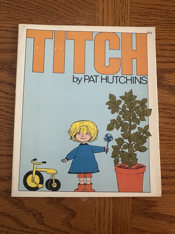 Vintage 1974 Titch Illustrated Picture Book Storybook Paperback