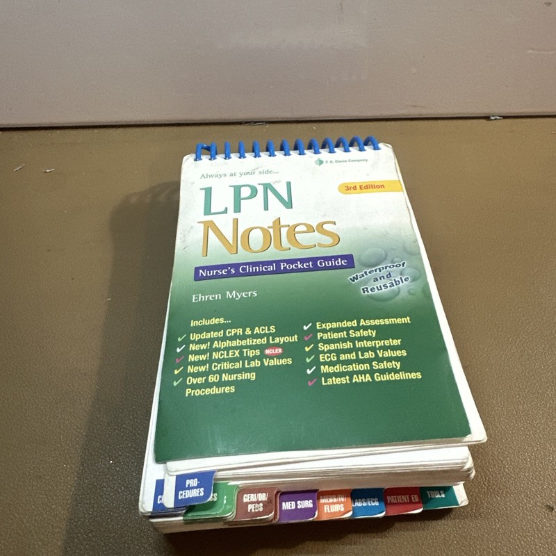 LPN Notes : Nurse's Clinical Pocket Guide by F.A. Davis Company and Ehren Myers gallery