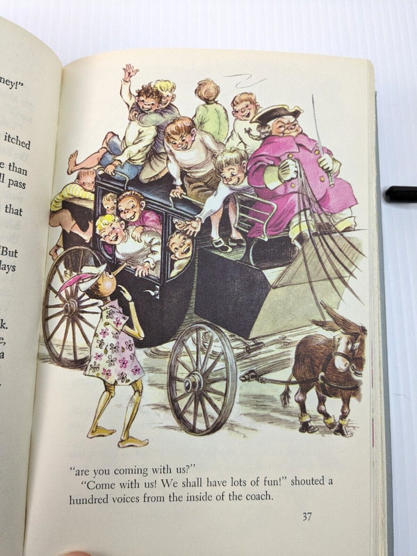 1960 Best in Children’s Books Pinocchio, Peter Rabbit, & More w/ Dust Jacket VTG gallery