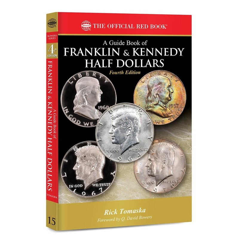 New Official Red Guide Book US Franklin & Kennedy Half Dollars Collector Gift