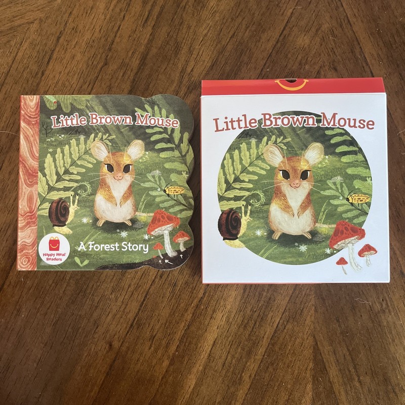 McDonald’s Happy Meal «Little Brown Mouse» Book toy readers classic