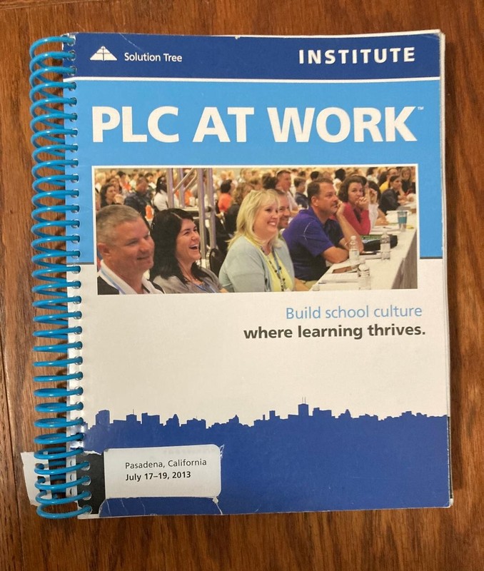 Solution Tree PLC At Work 3 Day Workshop Manual Book 2013 Pasadena, Like New