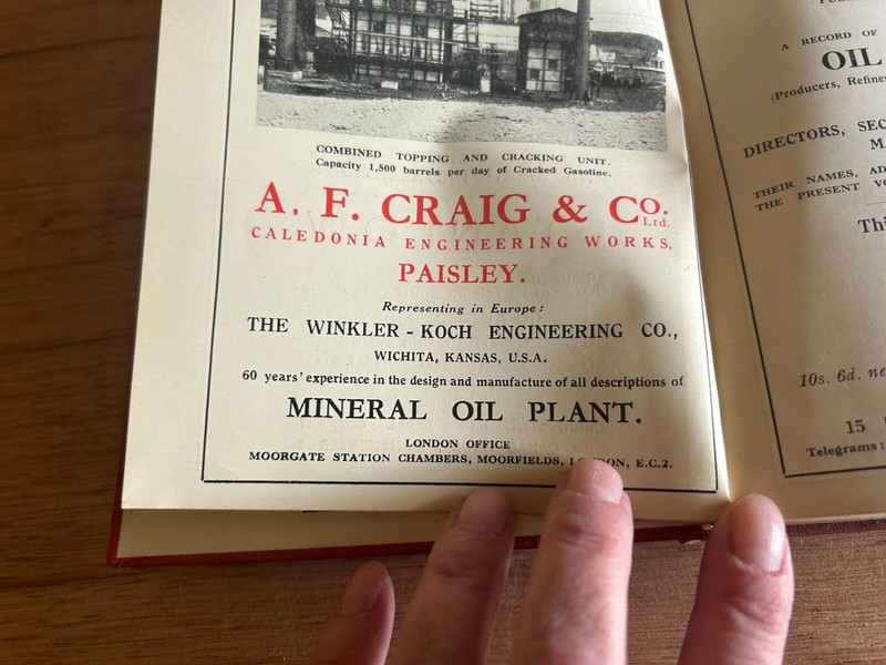 Oil Petroleum Yearbook 1939 Walter Skinner HC Stewarts Lloyds S & L Vintage gallery