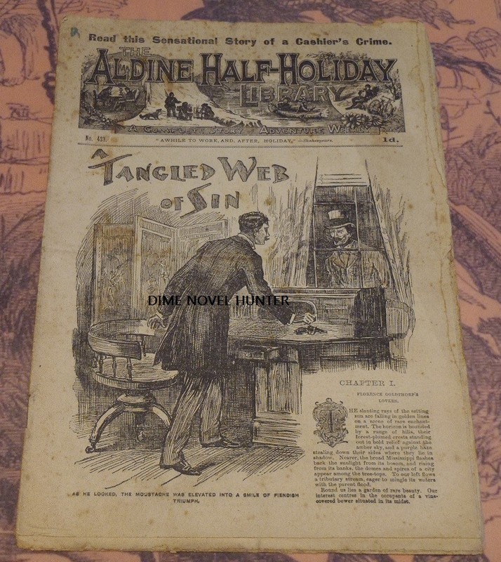 DETECTIVE STORY ALDINE HALF-HOLIDAY LIBRARY #423 SCARCE PENNY DREADFUL
