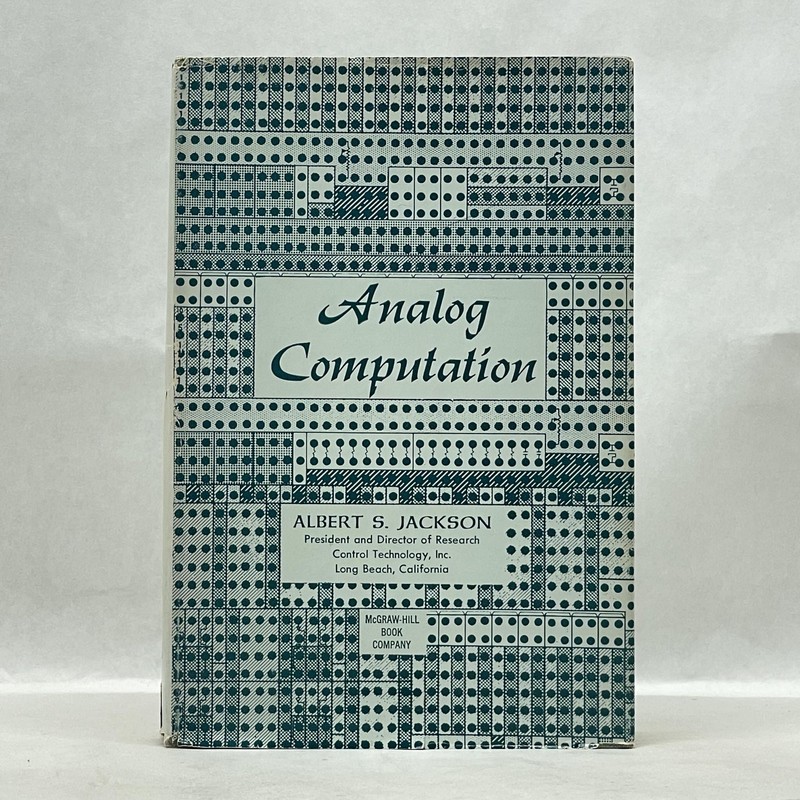 Albert S Jackson / ANALOG COMPUTATION 1960