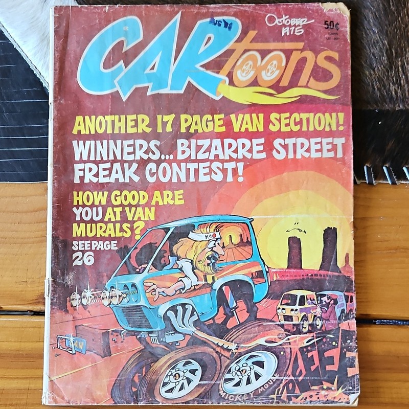 CARtoons Illustrated Cartoon Magazine Oct 1975 Issue 41 UG-41 Petersen