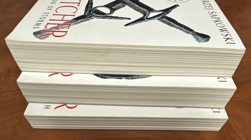 LOT (3) Witcher: Sword/Last/Season - Trade Paperbacks, Sapkowski Andrzej, Used gallery