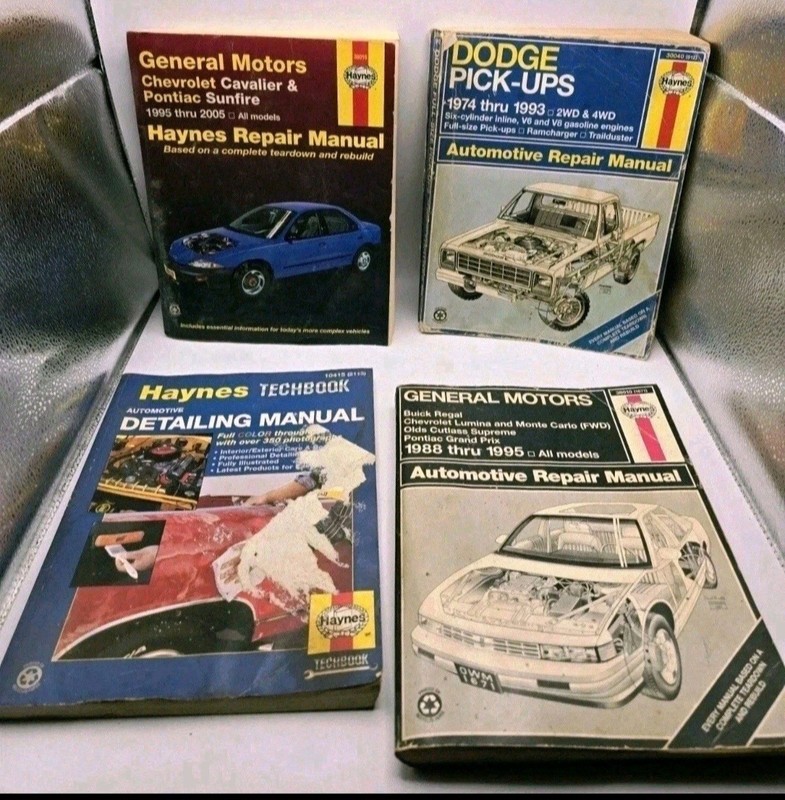 Haynes Repair Manuals 3 In Poor Condition See Pictures Lot Of 4