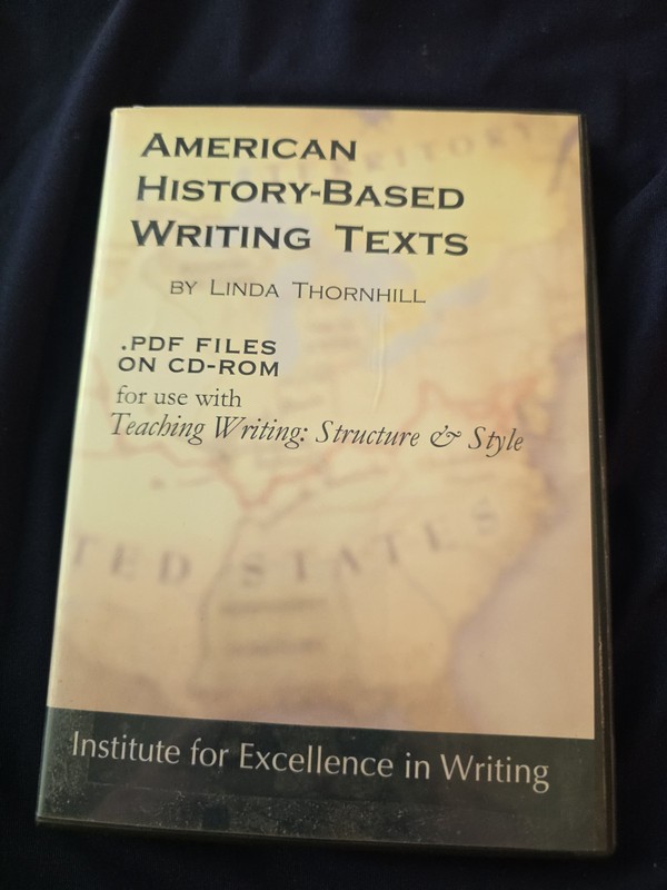 IEW American History-Based Writing Texts Linda Thornhill PDF on CD-ROM TWSS