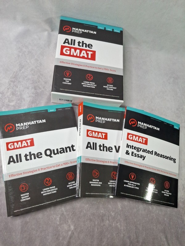 Manhattan Prep All The GMAT Strategy Guide Series (Quant, Verbal, IR/Essay)