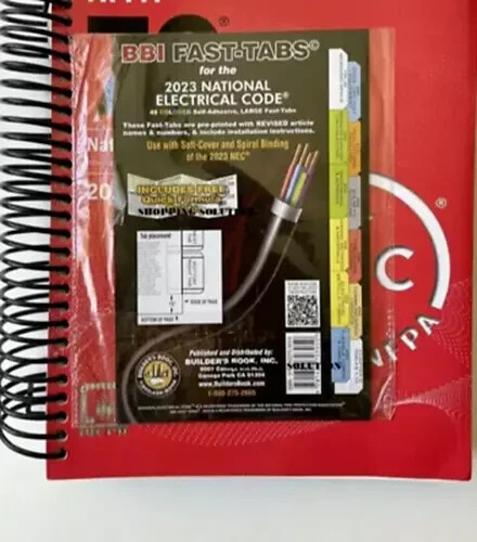 NFPA 70 National Electrical Code NEC 2023 Edition Spiral +BBI Fast Tab........ gallery