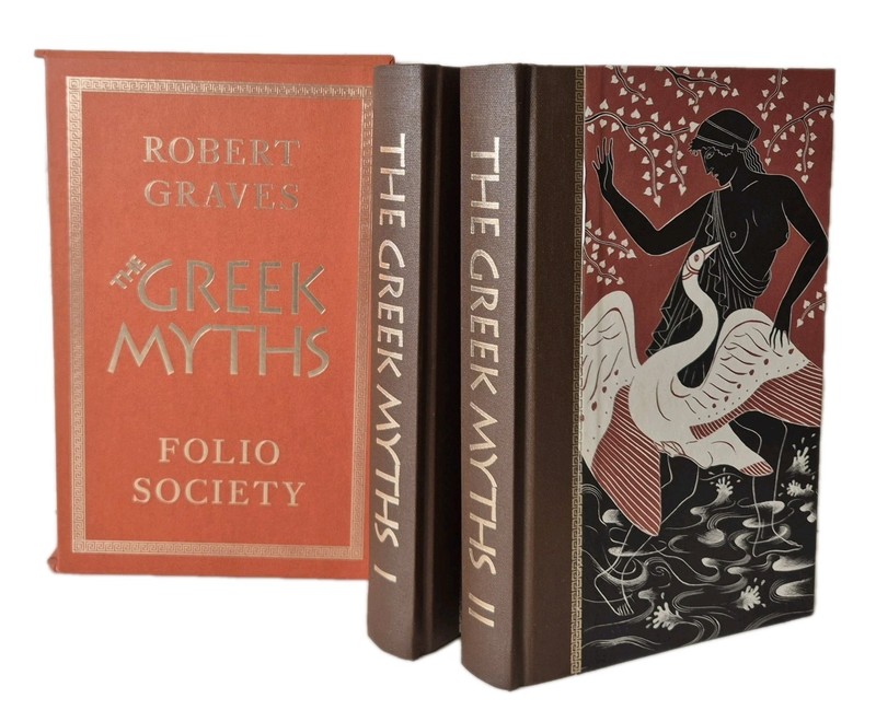 The Greek Myths by Robert Graves – Folio Society – 2 Volumes 1998 Edition