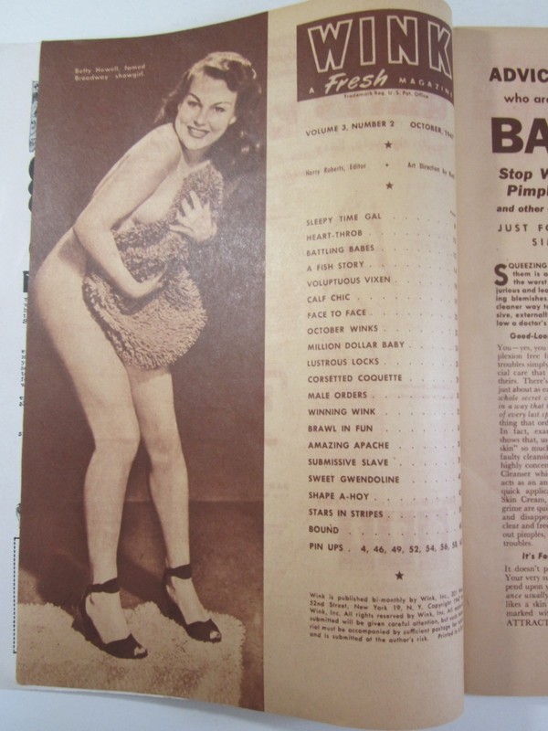 Wink Magazine Vol. 3 #2, October 1947 GD/VG Great Peter Driben Cover! gallery