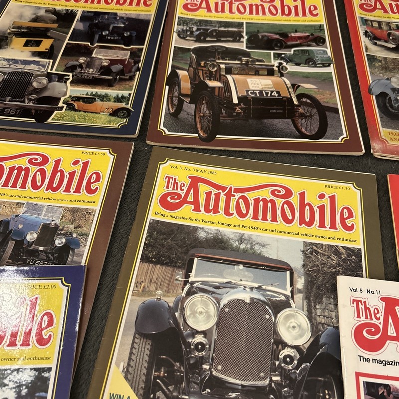 The Automobile Magazines Bundle of 8 editions 1983-1986 gallery