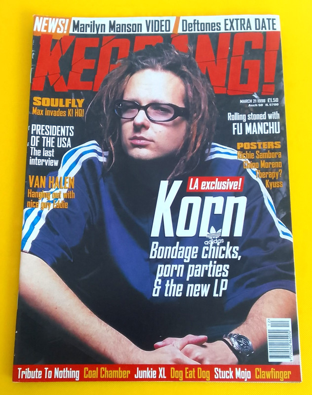 Kerrang! No.691 March 21 1998 – Korn, Soulfly, Van Halen, Coal Chamber