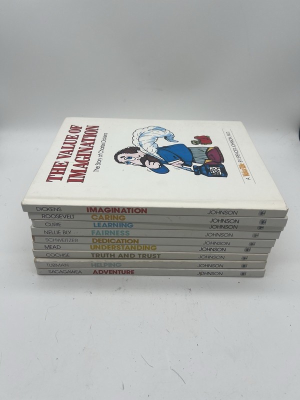 A ValueTale Lot Johnson, Spencer & Ann Vntg Hardcover Value Tales Biographies 18 gallery