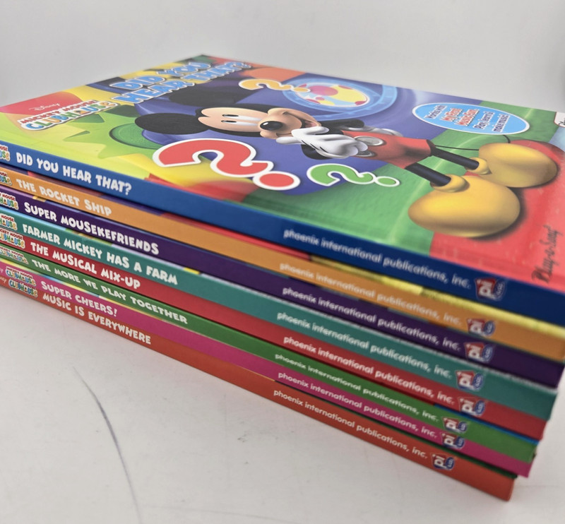 Lot of 8 Mickey Mouse Clubhouse Books Disney Junior Hardcover 2014 LN