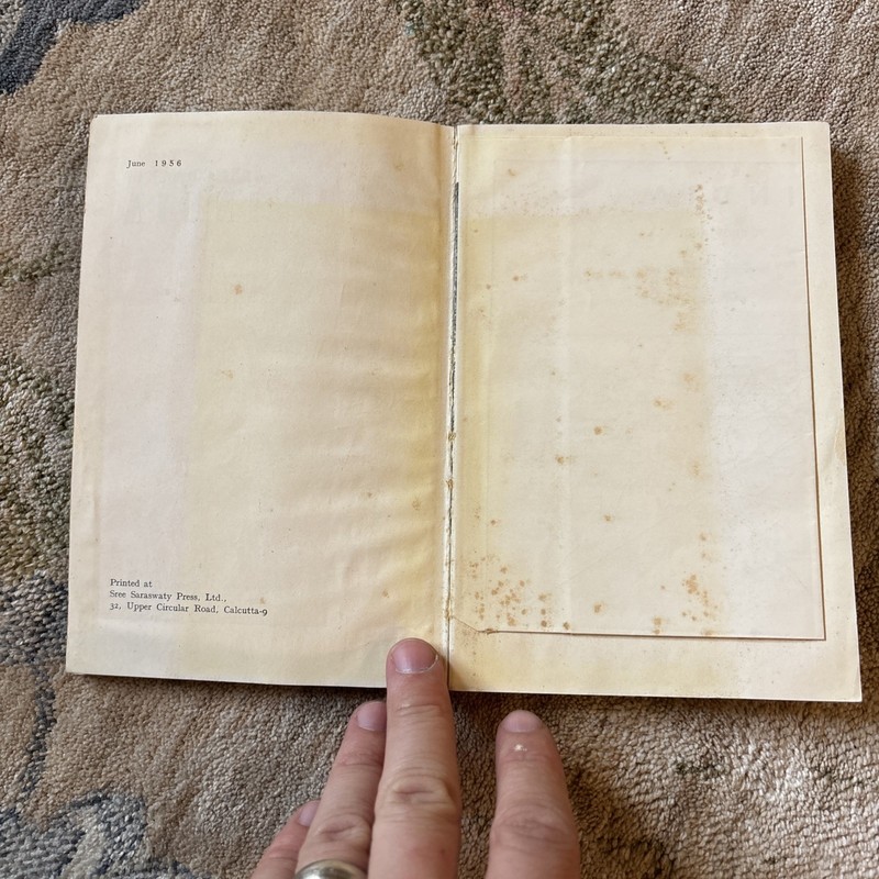 1956 The Handbook of India Govt of India Tourism Dept with Map gallery