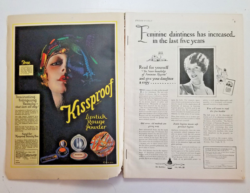 Dream World Magazine "INTO THE LAND OF LOVE and ROMANCE" edition February 1928 gallery