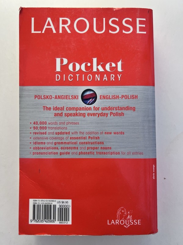 LAROUSSE POCKET POLISH-ENGLISH/ENGLISH-POLISH DICTIONARY *Excellent Condition* gallery