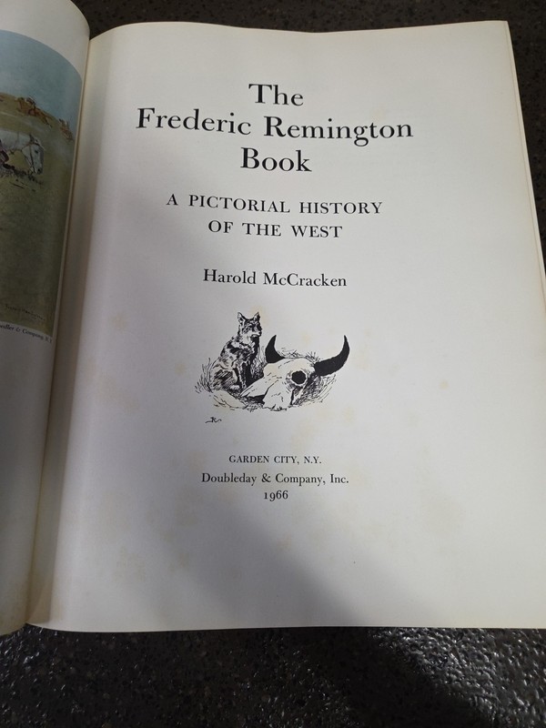 The Frederic Remington Book:Pictorial History HC 1966 1st Edition Signed! gallery