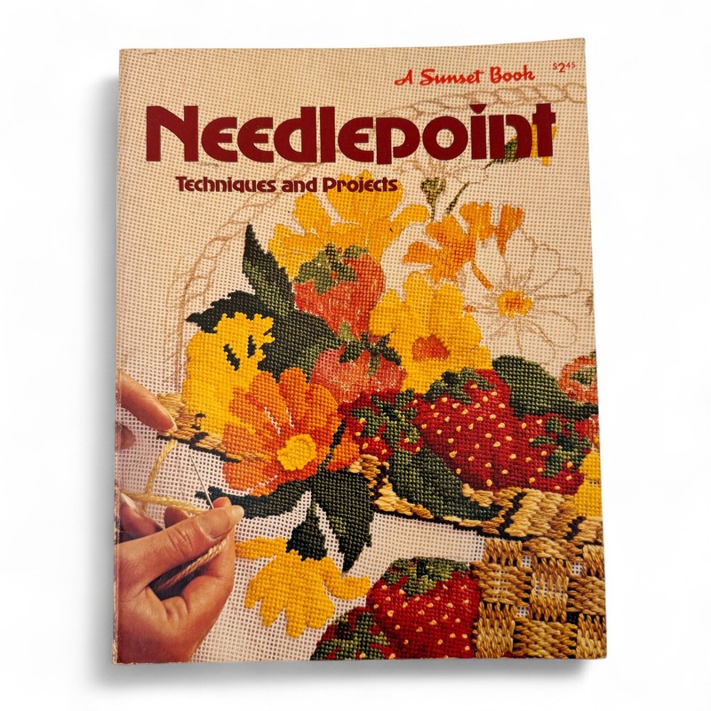 Needlepoint: Techniques and Projects (A Sunset Book) vintage craft