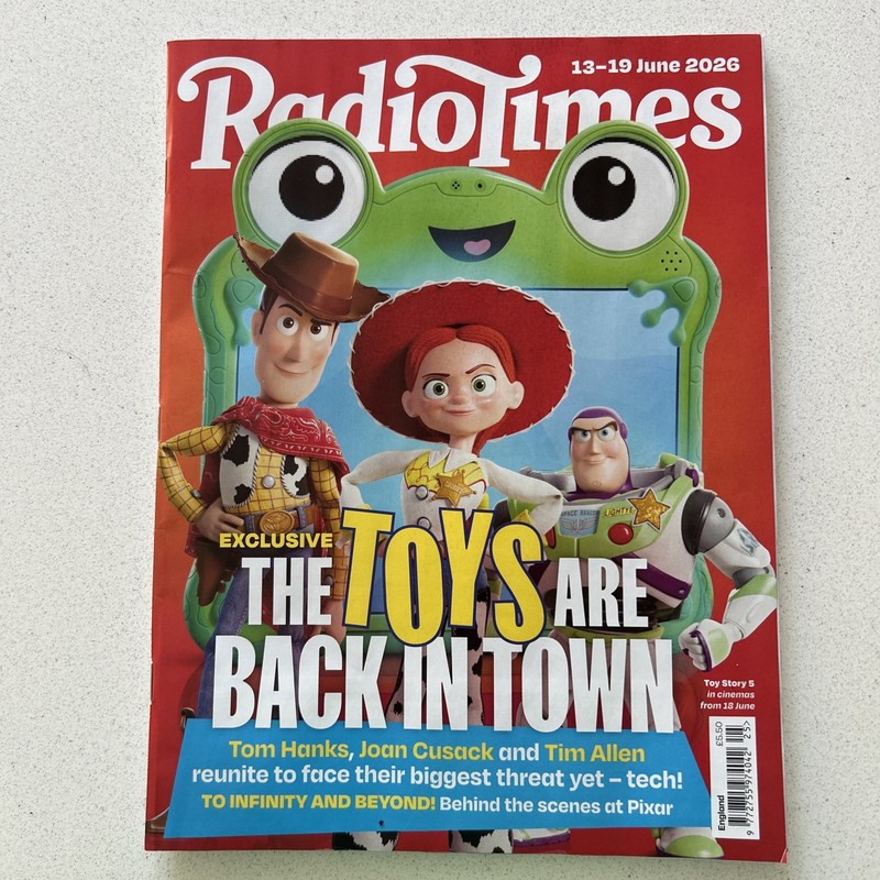 Radio Times June 13 – 19 2026 – Toy Story 5,Clarke Peters,Tom McKinney,Tom Hanks