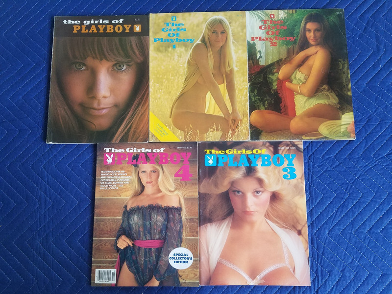 5 Playboy Press Special Editions – GIRLS OF PLAYBOY Original & issues 1,2,3,4