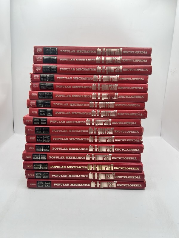 Popular Mechanics Do-It-Yourself Encyclopedia Complete 16 Volume Set 1968 DIY gallery