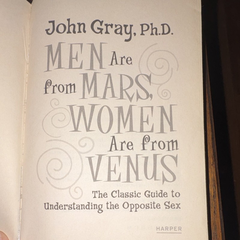 Men Are from Mars Women Are from Venus John Gray Harper Paperback 20th Anniv gallery