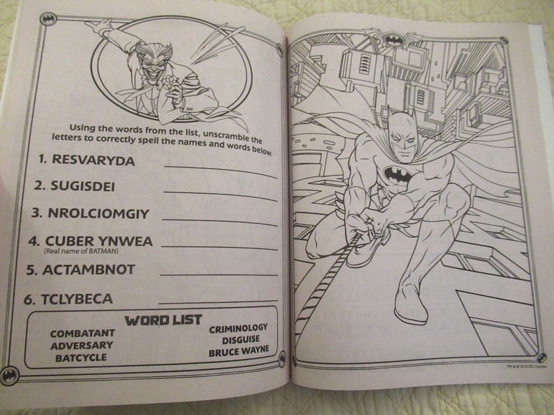 Batman Jumbo Coloring and Activity Books (2-Set) (2012) (Bendon, Inc.) gallery