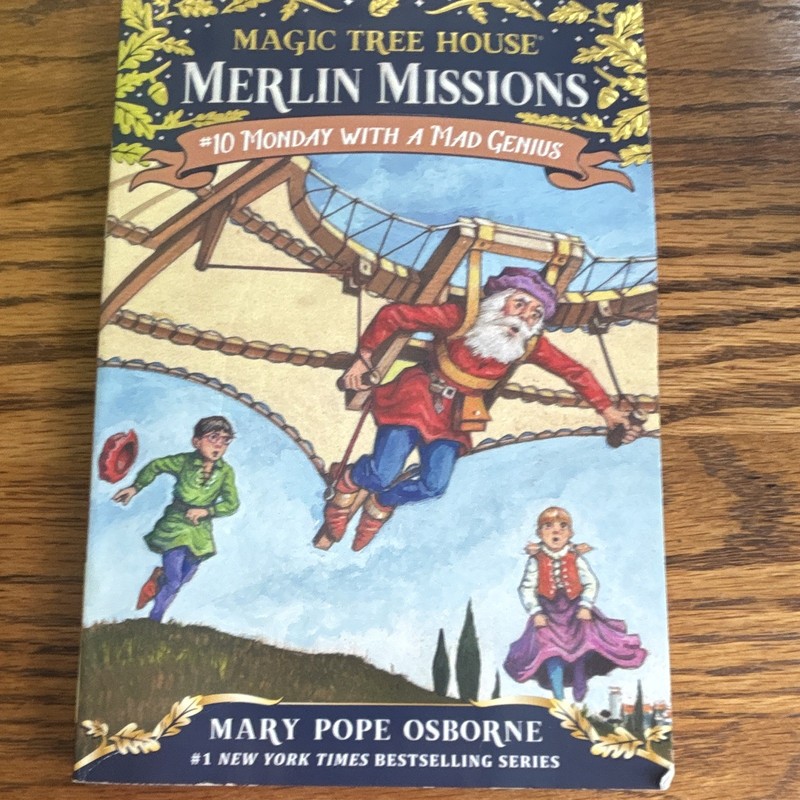 Magic Tree House Merlin Missions #10 Monday with a Mad Genius Osborne PB 2009