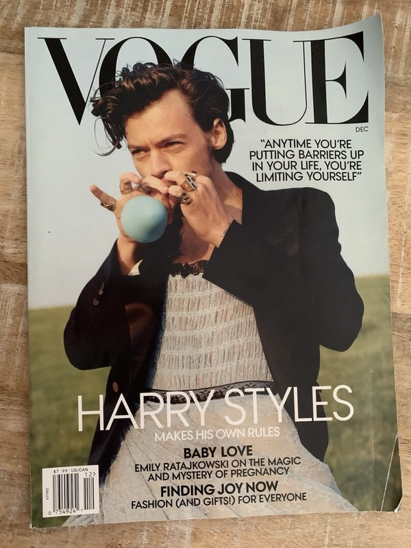 Harry Styles on the Cover of Vogue Magazine (December 2020) Emily Ratajkowski
