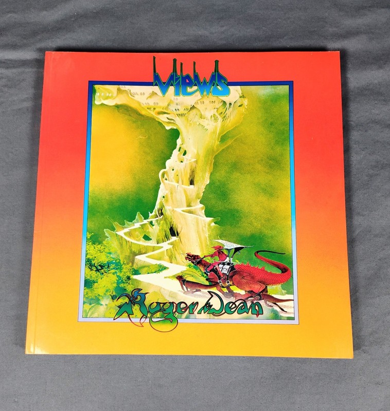 Views by Roger Dean 1ST EDITION 1975 HTF Dragon’s World, Fantasy Album Art